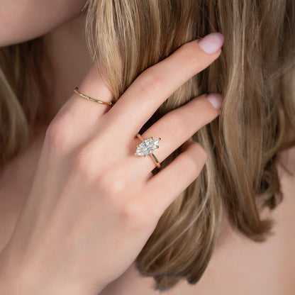 Asscher Three Stones Engagement Ring – 5.75 CT Moissanite Diamond