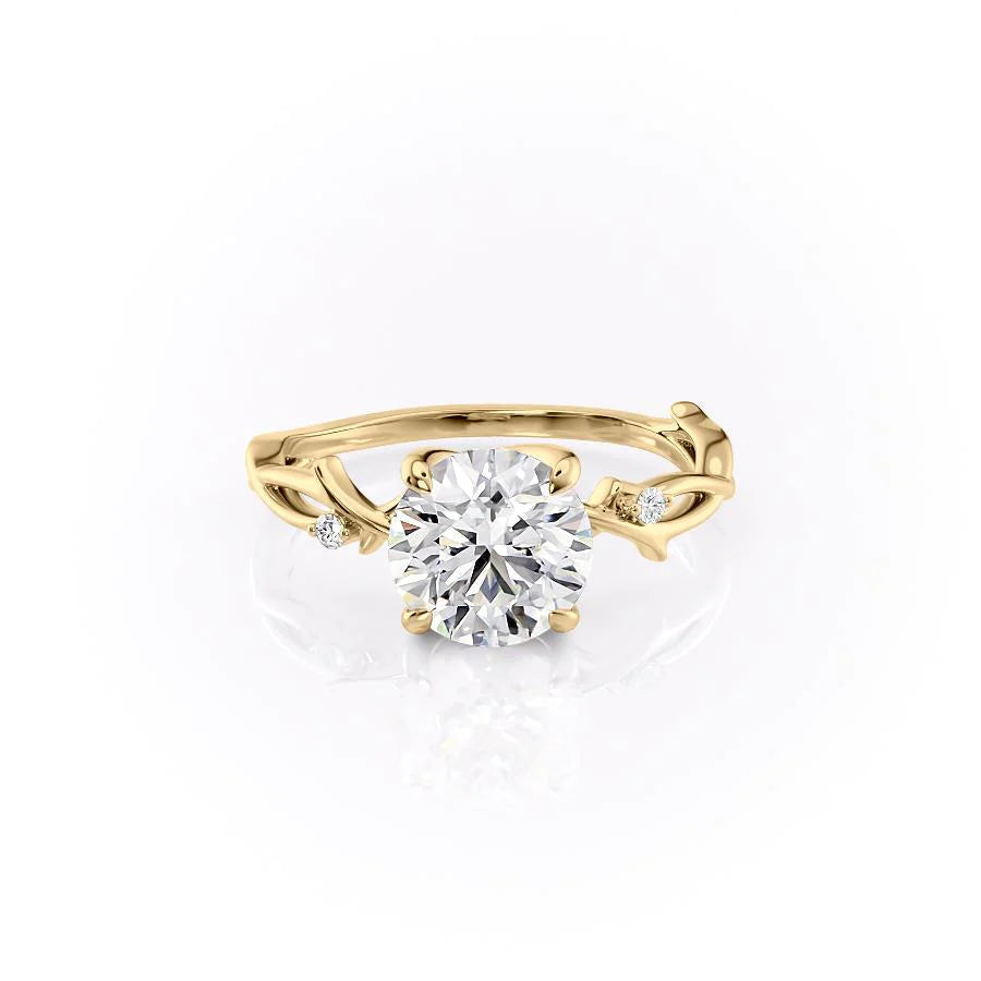 Asscher Three Stones Engagement Ring – 5.75 CT Moissanite Diamond