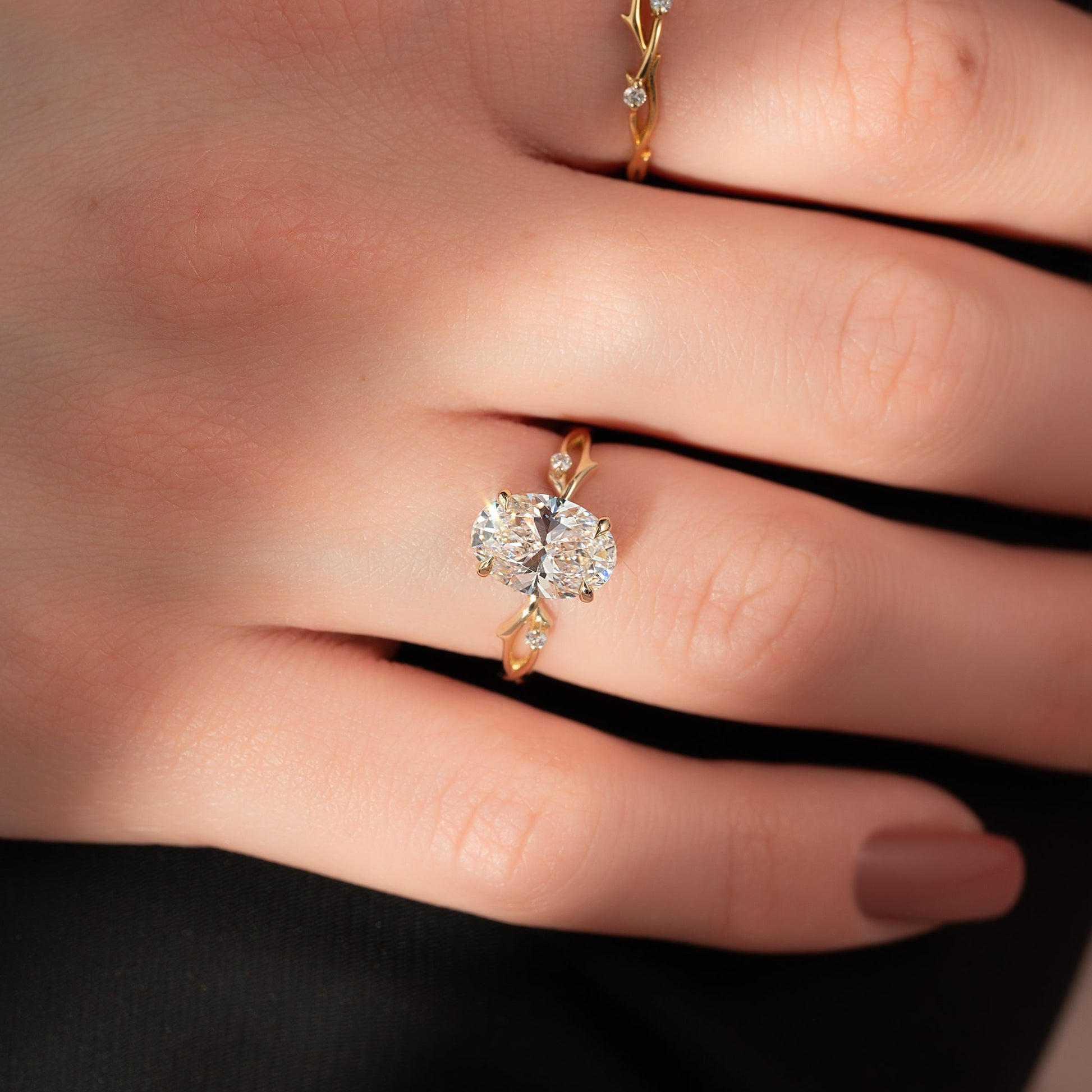 Asscher Three Stones Engagement Ring – 5.75 CT Moissanite Diamond