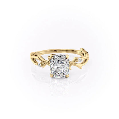 Asscher Three Stones Engagement Ring – 5.75 CT Moissanite Diamond