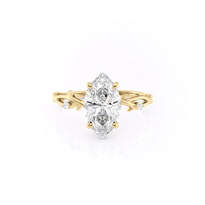 Asscher Three Stones Engagement Ring – 5.75 CT Moissanite Diamond
