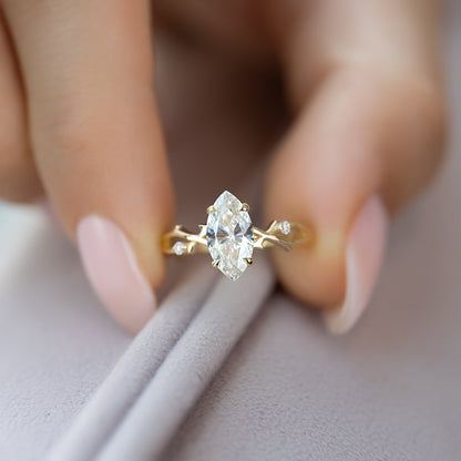 Asscher Three Stones Engagement Ring – 5.75 CT Moissanite Diamond