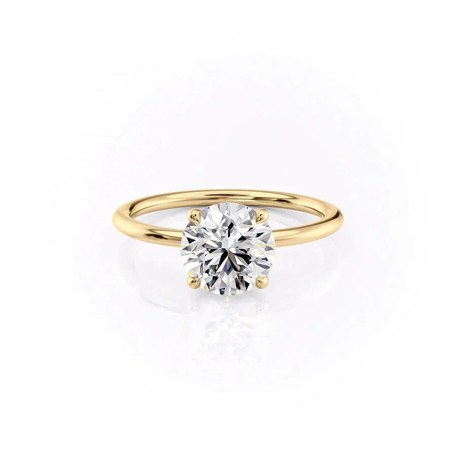 Asscher Three Stones Engagement Ring – 5.75 CT Moissanite Diamond