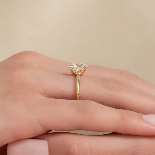 Asscher Three Stones Engagement Ring – 5.75 CT Moissanite Diamond