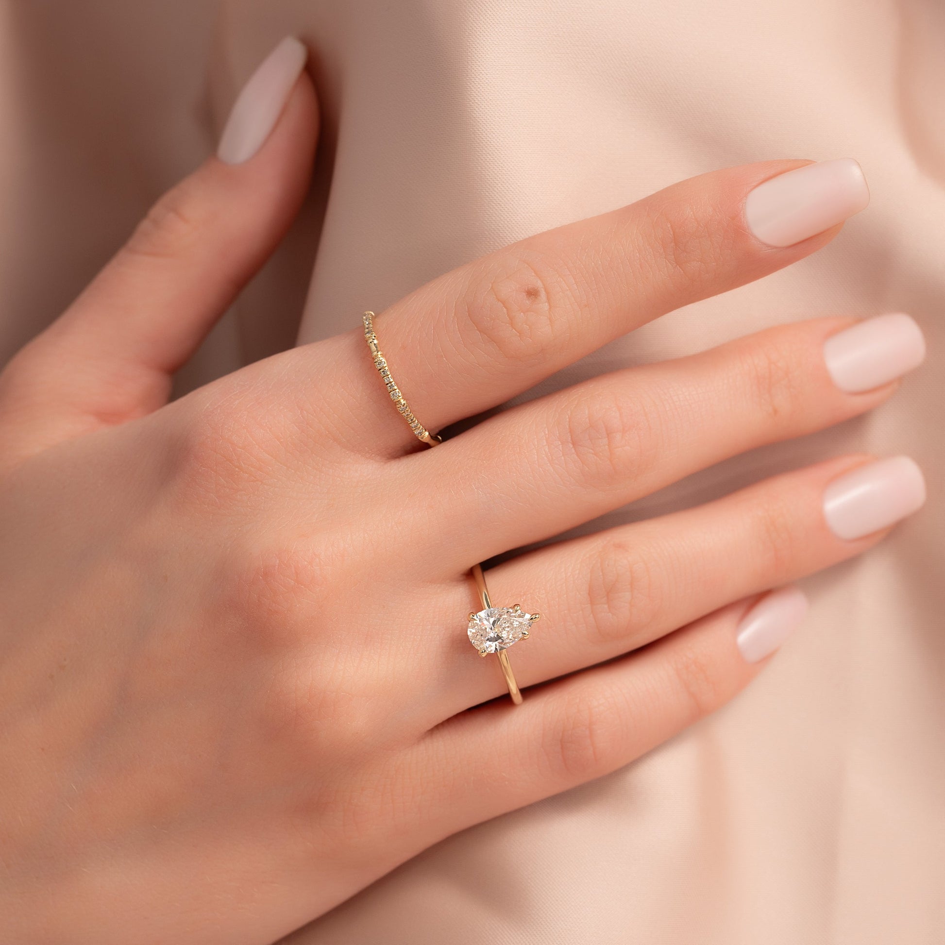 Asscher Three Stones Engagement Ring – 5.75 CT Moissanite Diamond