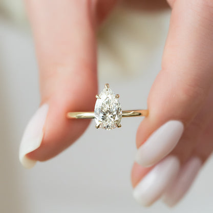 Asscher Three Stones Engagement Ring – 5.75 CT Moissanite Diamond