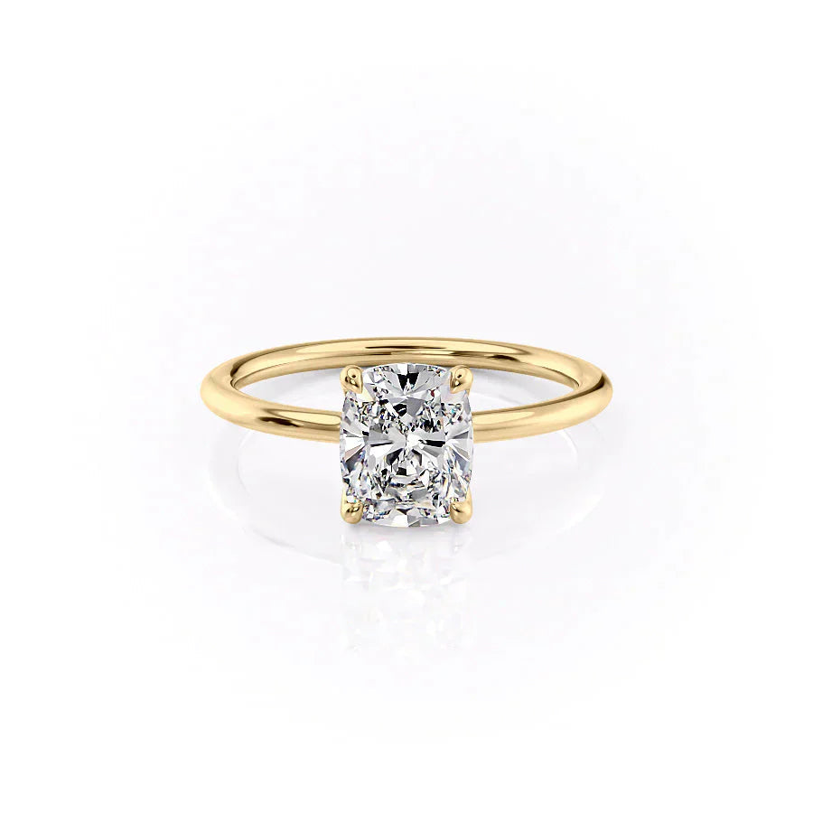 Asscher Three Stones Engagement Ring – 5.75 CT Moissanite Diamond