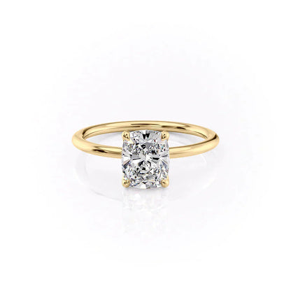 Asscher Three Stones Engagement Ring – 5.75 CT Moissanite Diamond