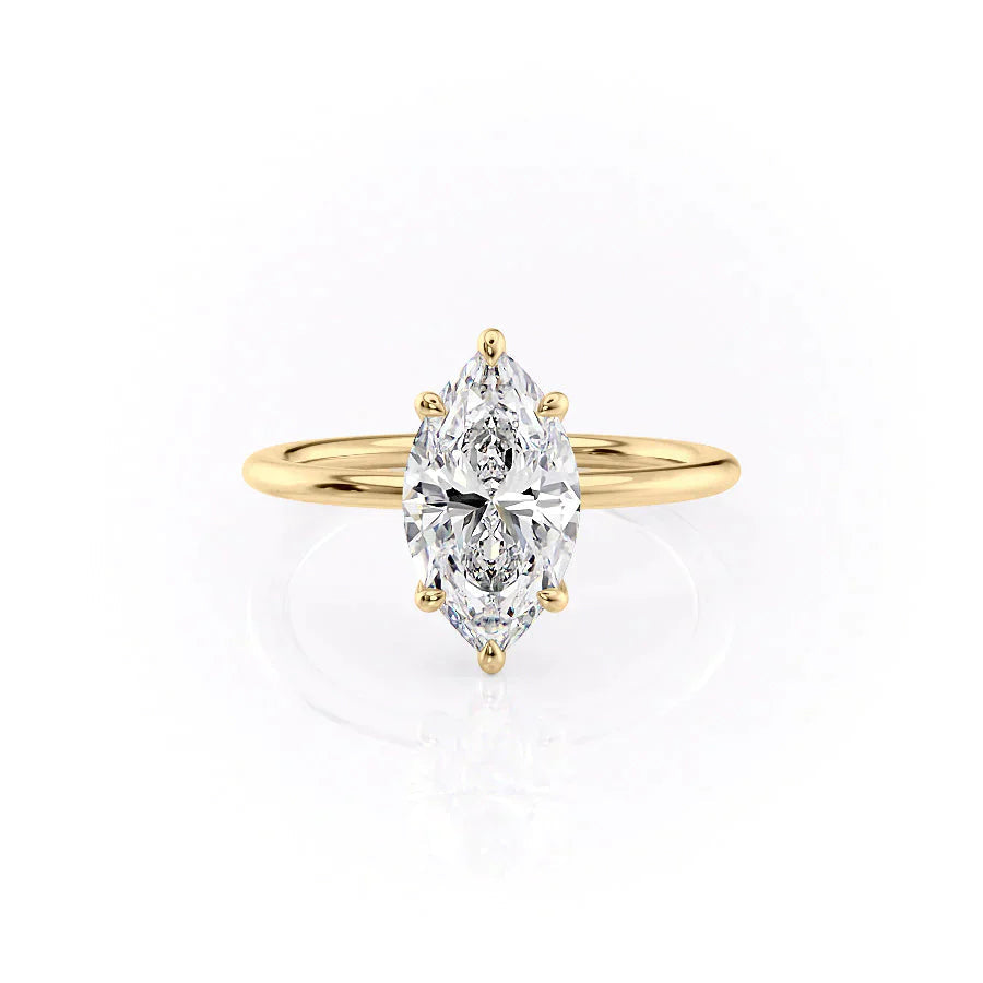 Asscher Three Stones Engagement Ring – 5.75 CT Moissanite Diamond