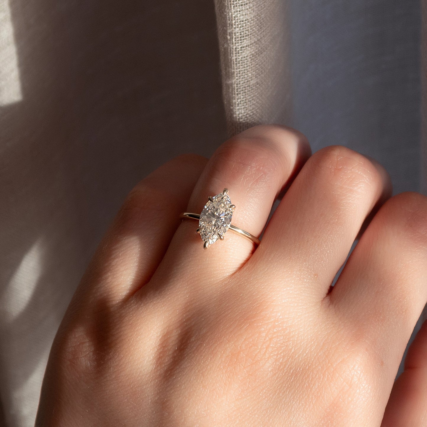 Asscher Three Stones Engagement Ring – 5.75 CT Moissanite Diamond