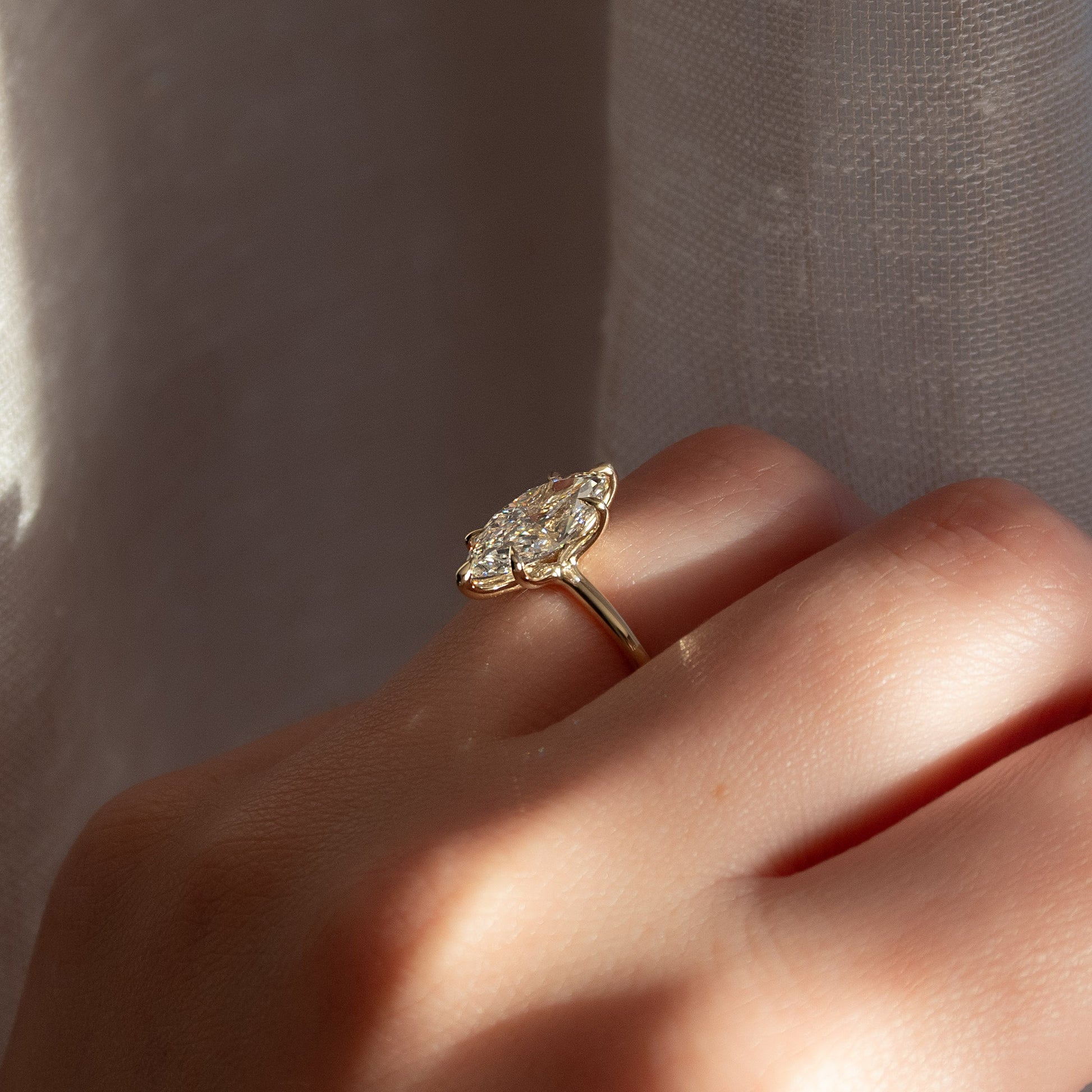 Asscher Three Stones Engagement Ring – 5.75 CT Moissanite Diamond
