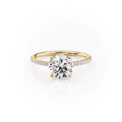 Asscher Three Stones Engagement Ring – 5.75 CT Moissanite Diamond