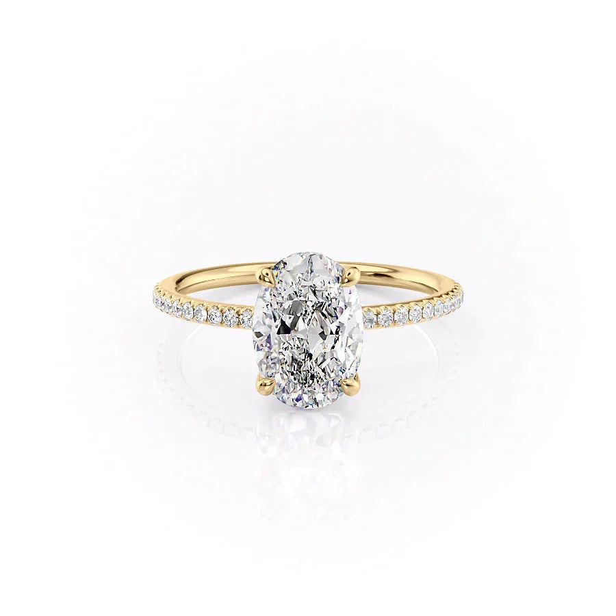 Asscher Three Stones Engagement Ring – 5.75 CT Moissanite Diamond