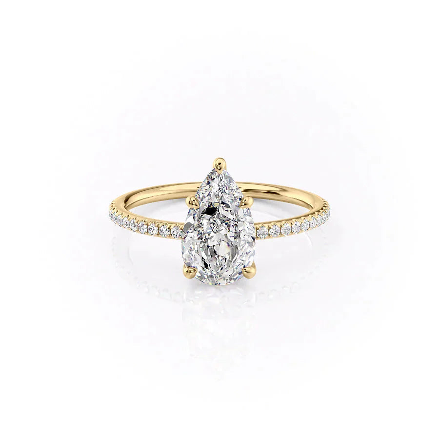 Asscher Three Stones Engagement Ring – 5.75 CT Moissanite Diamond