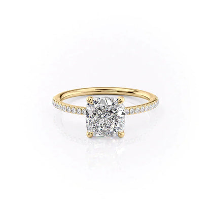 Asscher Three Stones Engagement Ring – 5.75 CT Moissanite Diamond