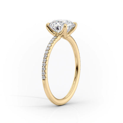 Asscher Three Stones Engagement Ring – 5.75 CT Moissanite Diamond