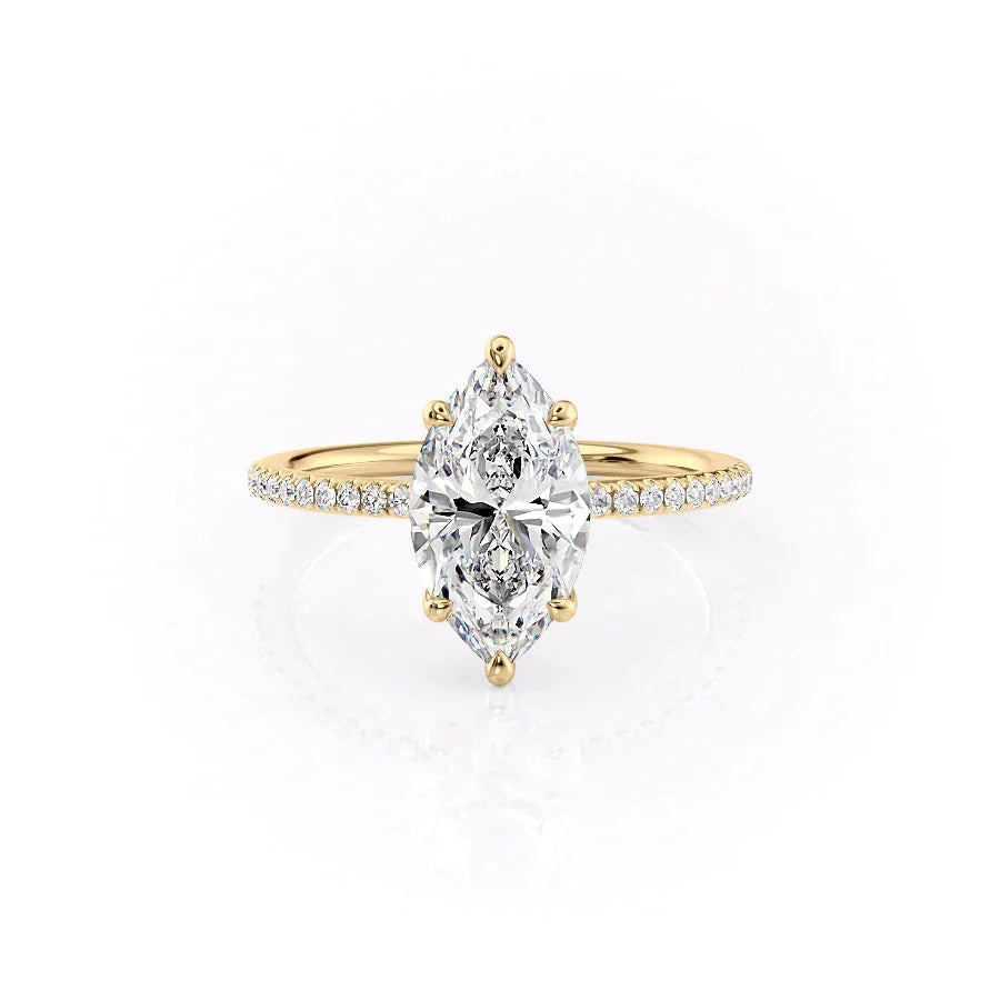 Asscher Three Stones Engagement Ring – 5.75 CT Moissanite Diamond