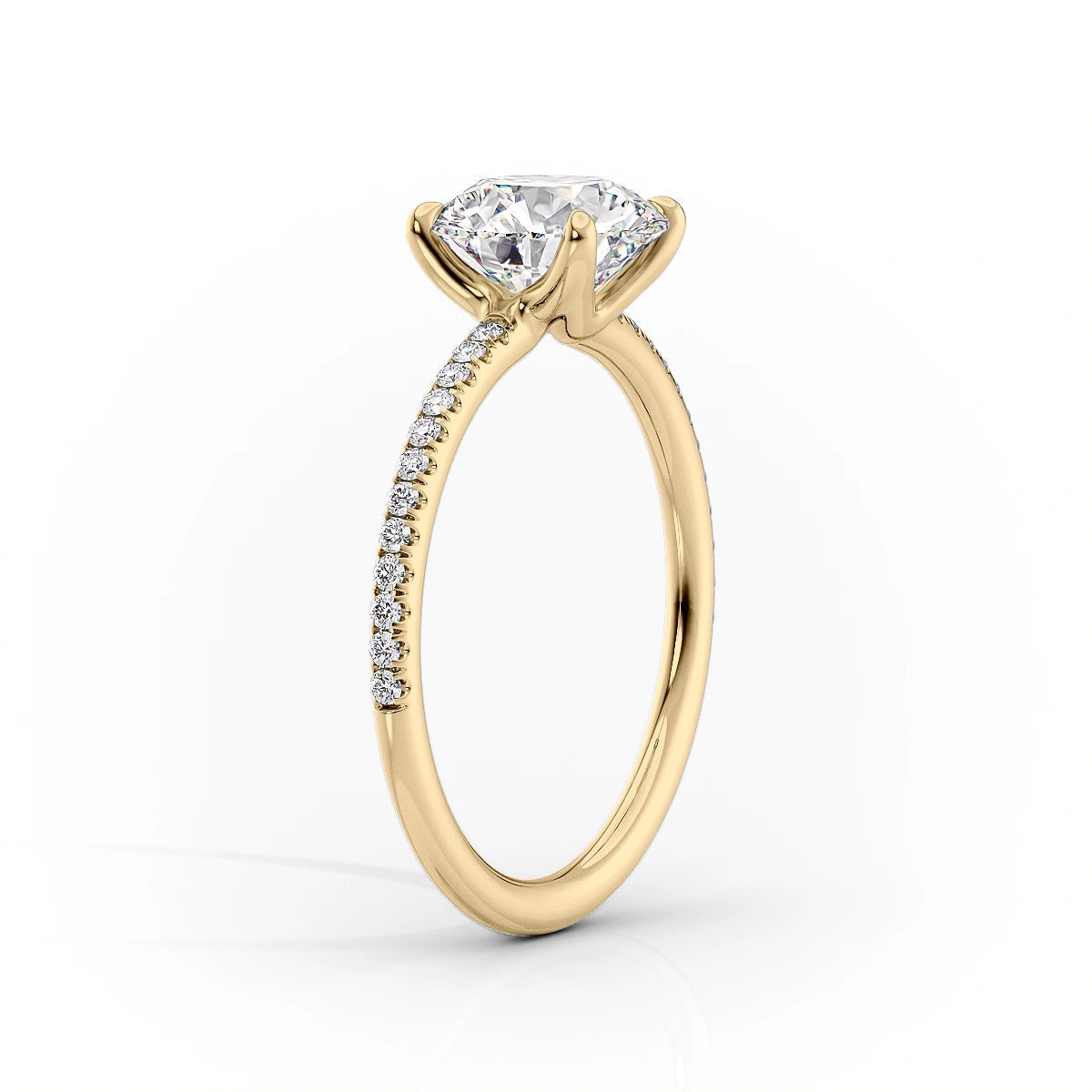 Asscher Three Stones Engagement Ring – 5.75 CT Moissanite Diamond
