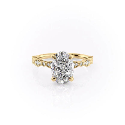 Asscher Three Stones Engagement Ring – 5.75 CT Moissanite Diamond
