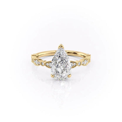 Asscher Three Stones Engagement Ring – 5.75 CT Moissanite Diamond