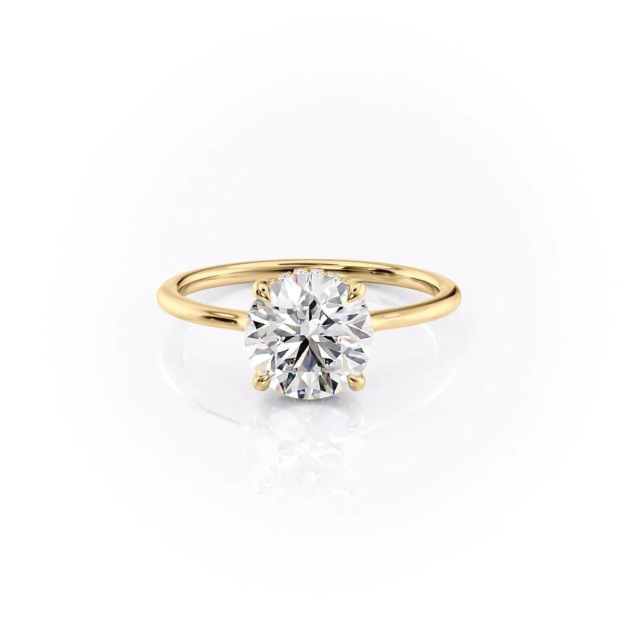 Asscher Three Stones Engagement Ring – 5.75 CT Moissanite Diamond