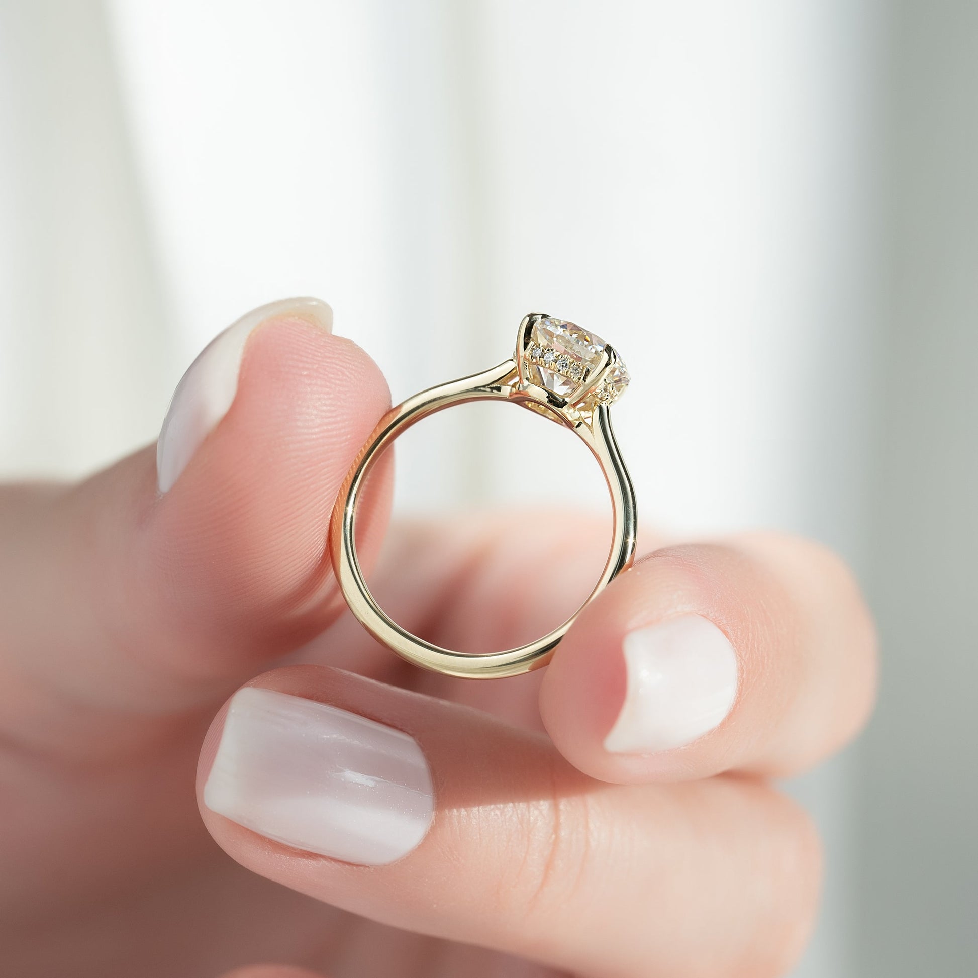 Asscher Three Stones Engagement Ring – 5.75 CT Moissanite Diamond