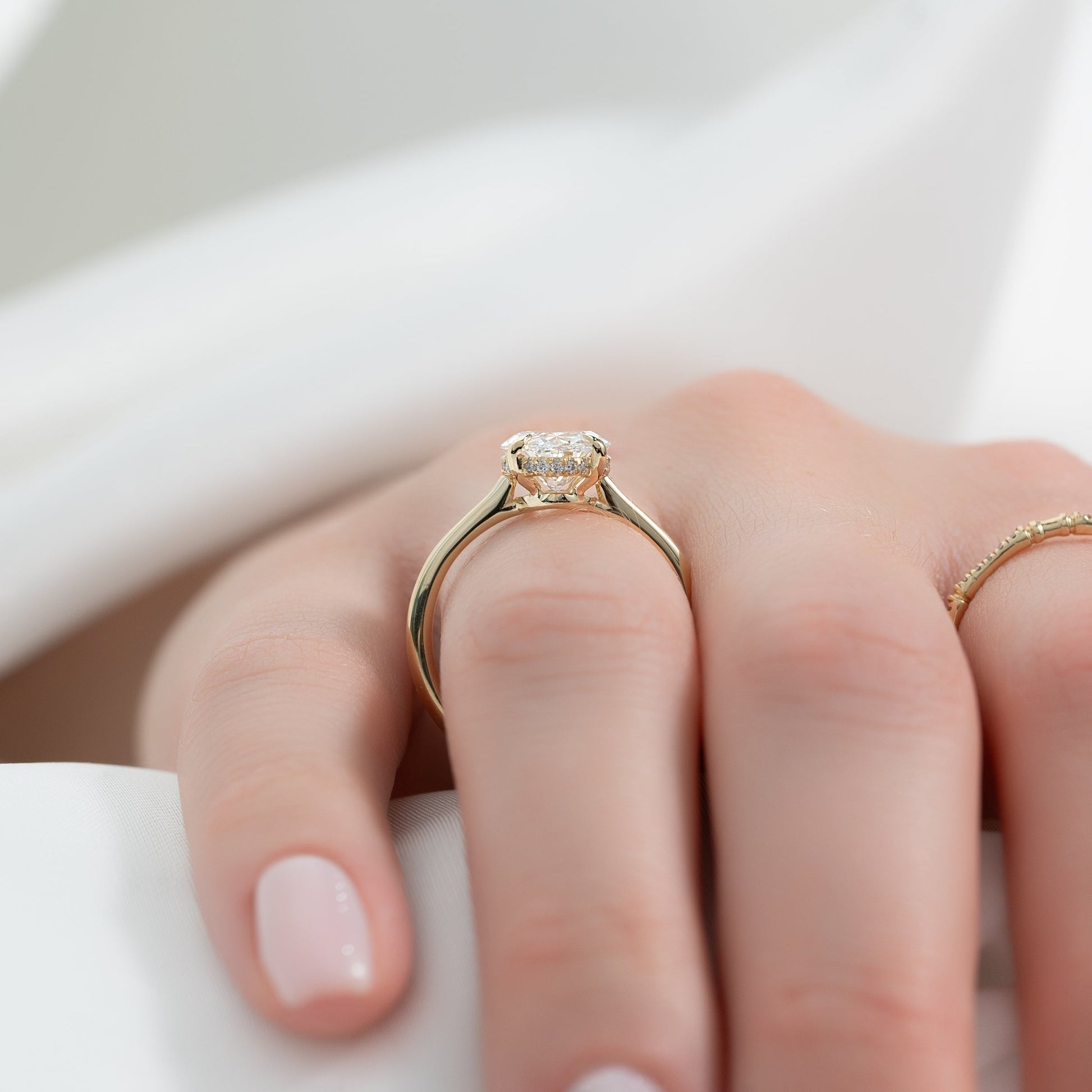 Asscher Three Stones Engagement Ring – 5.75 CT Moissanite Diamond