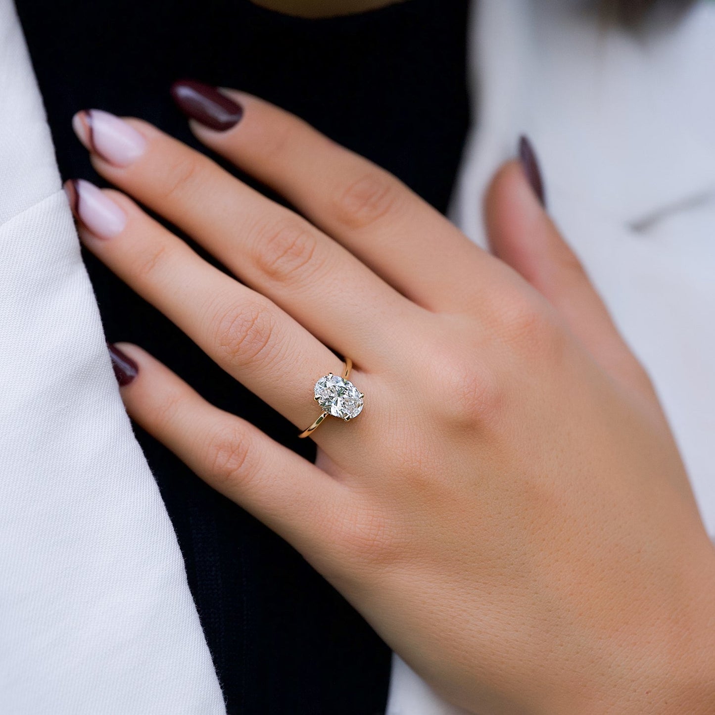Asscher Three Stones Engagement Ring – 5.75 CT Moissanite Diamond