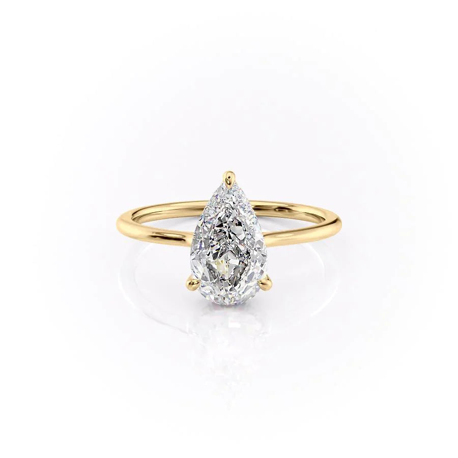 Asscher Three Stones Engagement Ring – 5.75 CT Moissanite Diamond
