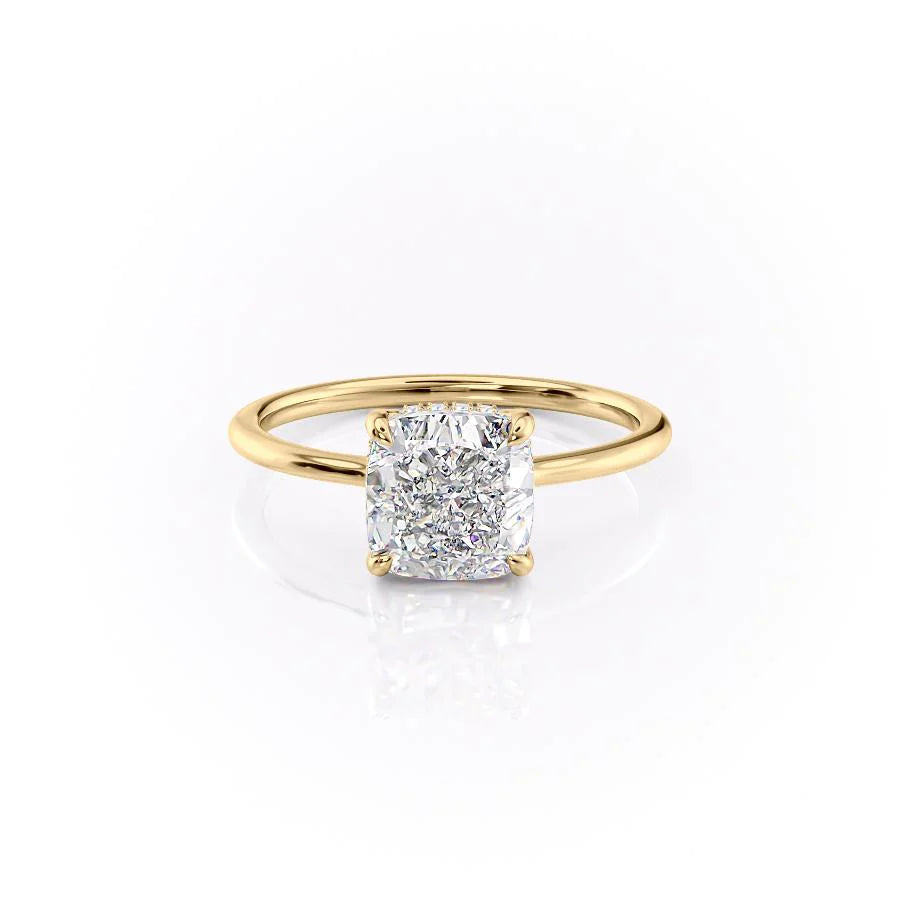 Asscher Three Stones Engagement Ring – 5.75 CT Moissanite Diamond