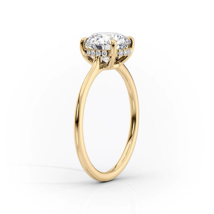 Asscher Three Stones Engagement Ring – 5.75 CT Moissanite Diamond