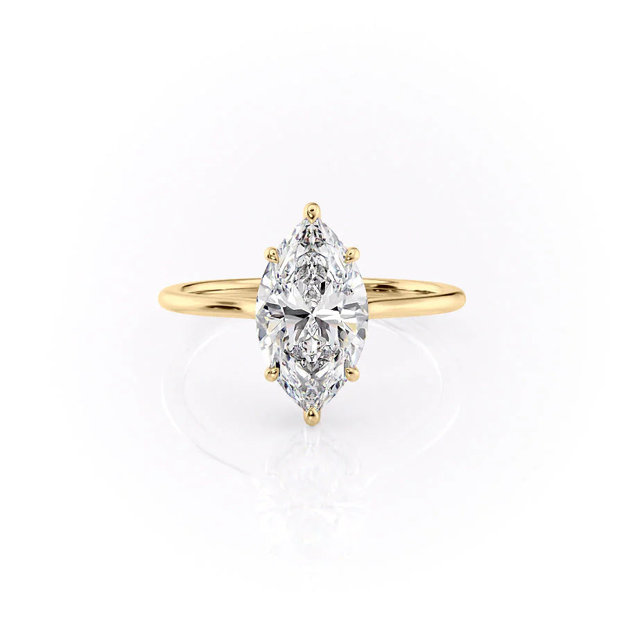 Asscher Three Stones Engagement Ring – 5.75 CT Moissanite Diamond