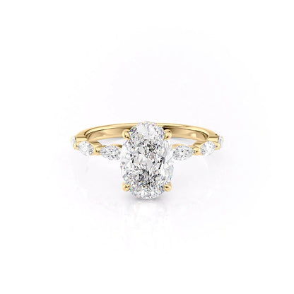 Asscher Three Stones Engagement Ring – 5.75 CT Moissanite Diamond