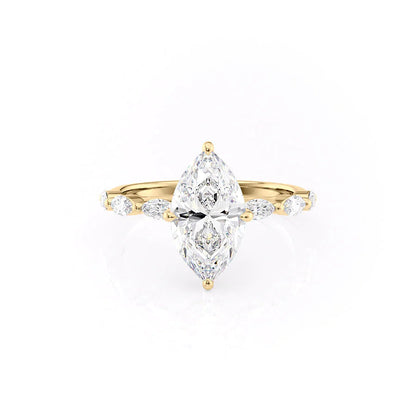 Asscher Three Stones Engagement Ring – 5.75 CT Moissanite Diamond