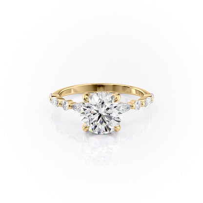 Asscher Three Stones Engagement Ring – 5.75 CT Moissanite Diamond