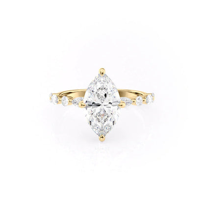 Asscher Three Stones Engagement Ring – 5.75 CT Moissanite Diamond