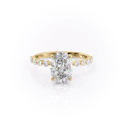 Asscher Three Stones Engagement Ring – 5.75 CT Moissanite Diamond
