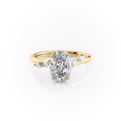 Asscher Three Stones Engagement Ring – 5.75 CT Moissanite Diamond