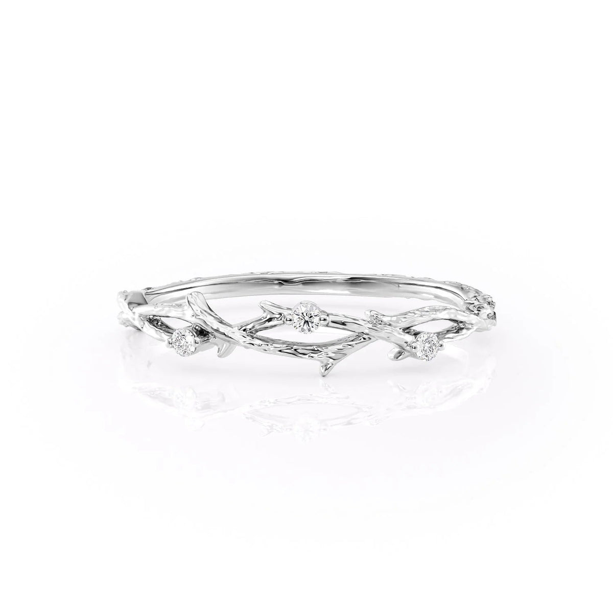 1.29 TCW Oval and Emerald Diamond Half Eternity DEF/VVS Lab Grown Wedding Band