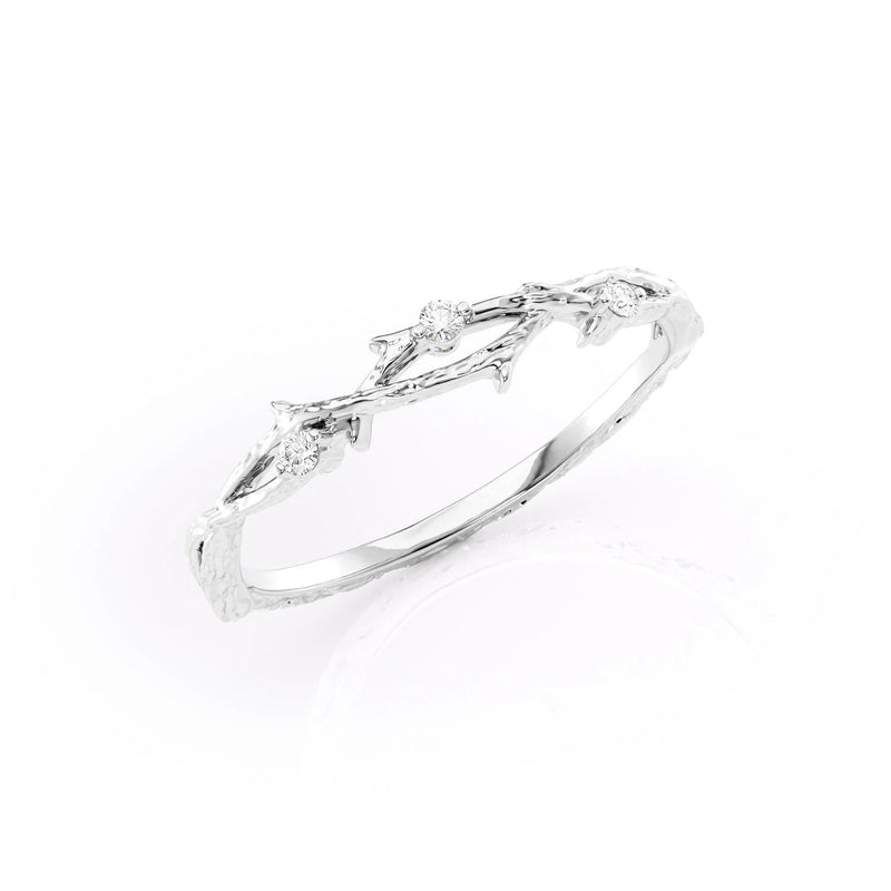 1.29 TCW Oval and Emerald Diamond Half Eternity DEF/VVS Lab Grown Wedding Band