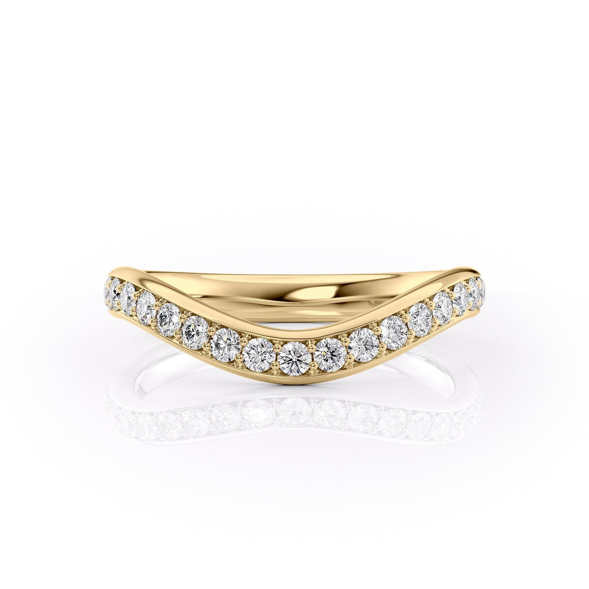 1.29 TCW Oval and Emerald Diamond Half Eternity DEF/VVS Lab Grown Wedding Band