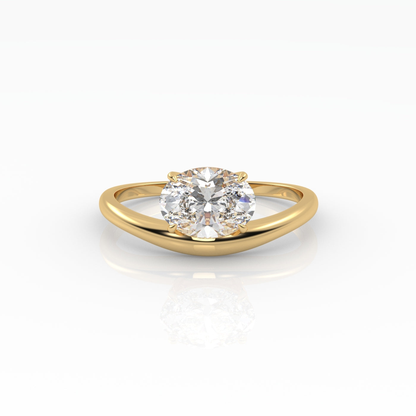 Round Halo, Pave & Split Shank Engagement Ring – 1.93 CT Lab Grown Diamond