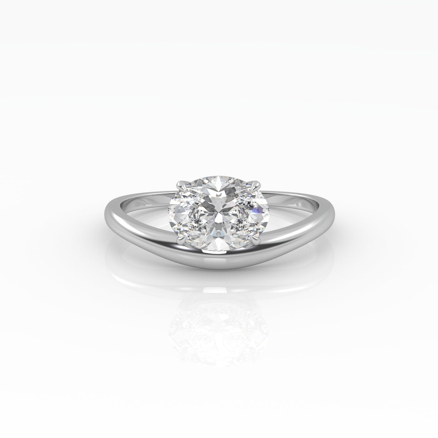 Round Halo, Pave & Split Shank Engagement Ring – 1.93 CT Lab Grown Diamond