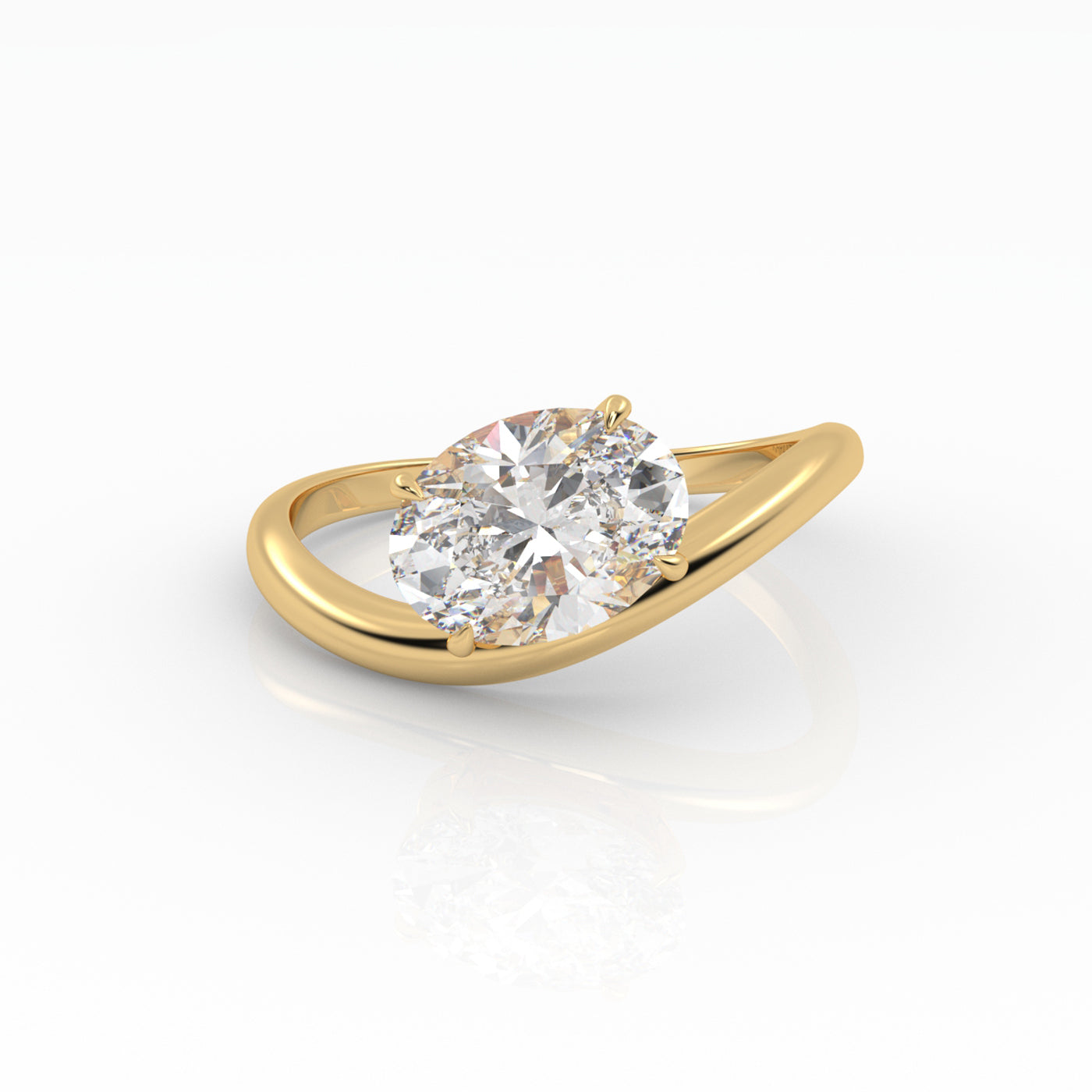 Round Halo, Pave & Split Shank Engagement Ring – 1.93 CT Lab Grown Diamond