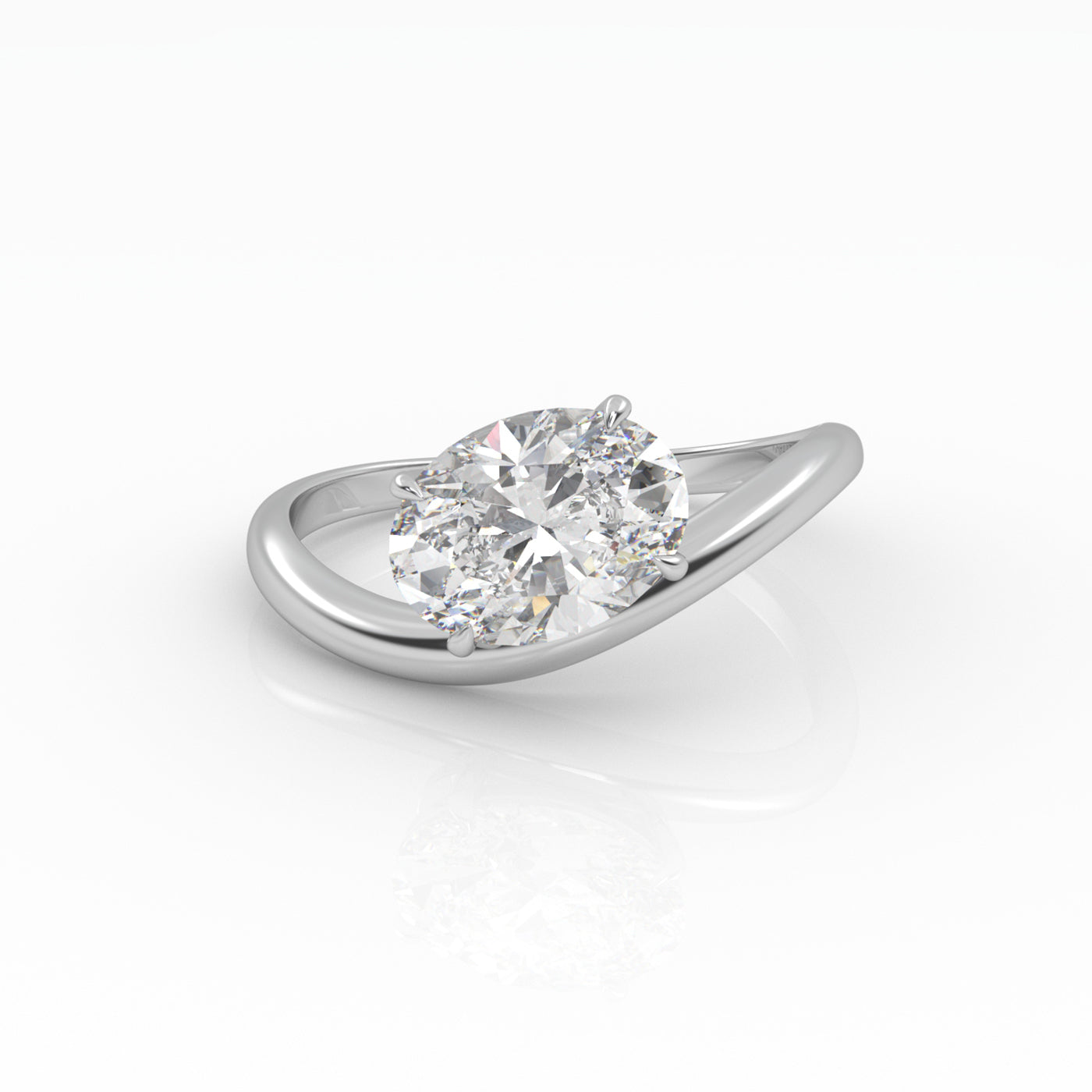 Round Halo, Pave & Split Shank Engagement Ring – 1.93 CT Lab Grown Diamond