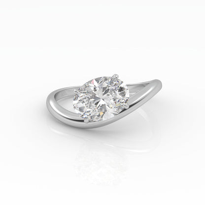 Round Halo, Pave & Split Shank Engagement Ring – 1.93 CT Lab Grown Diamond