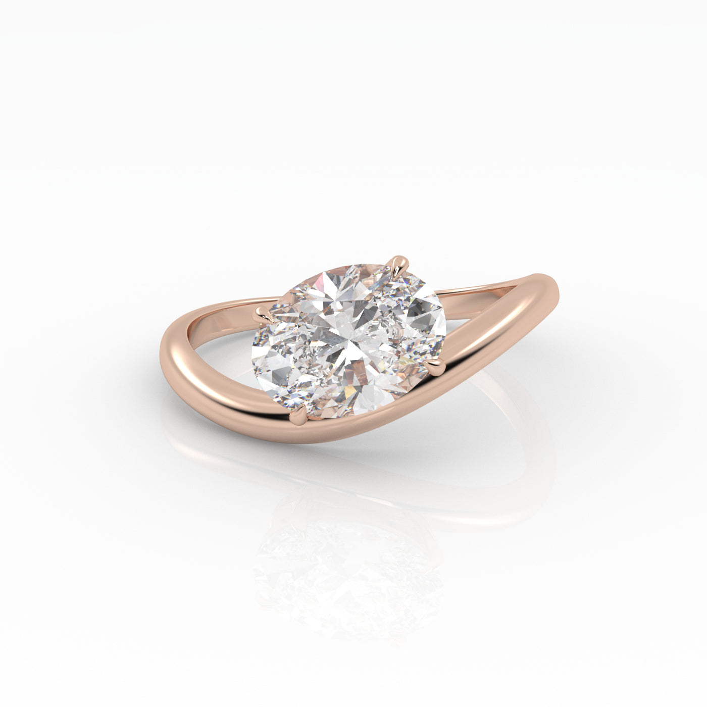 Round Halo, Pave & Split Shank Engagement Ring – 1.93 CT Lab Grown Diamond