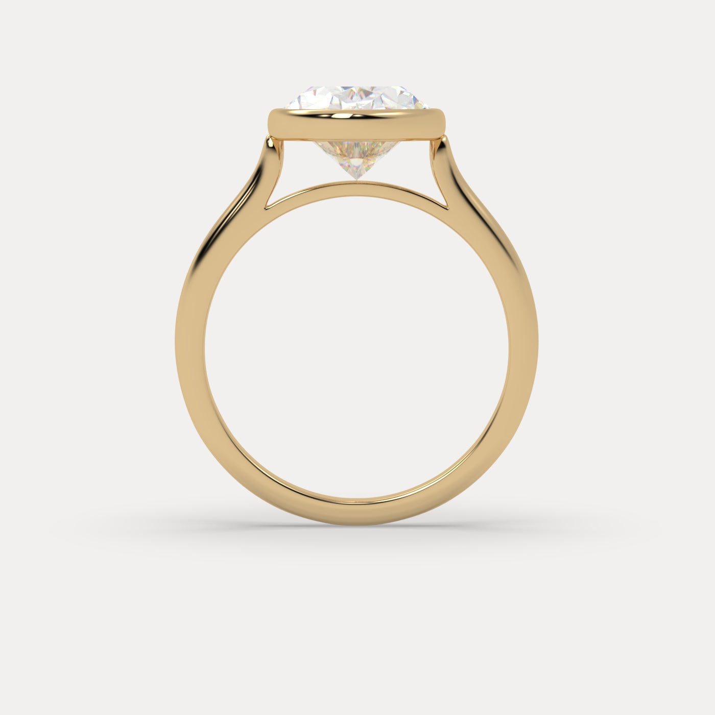 Round Halo, Pave & Split Shank Engagement Ring – 1.93 CT Lab Grown Diamond