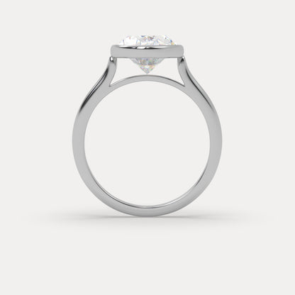 Round Halo, Pave & Split Shank Engagement Ring – 1.93 CT Lab Grown Diamond