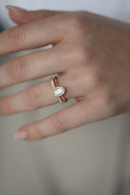 Round Halo, Pave & Split Shank Engagement Ring – 1.93 CT Lab Grown Diamond